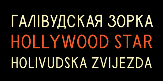 Hollywood Star Font