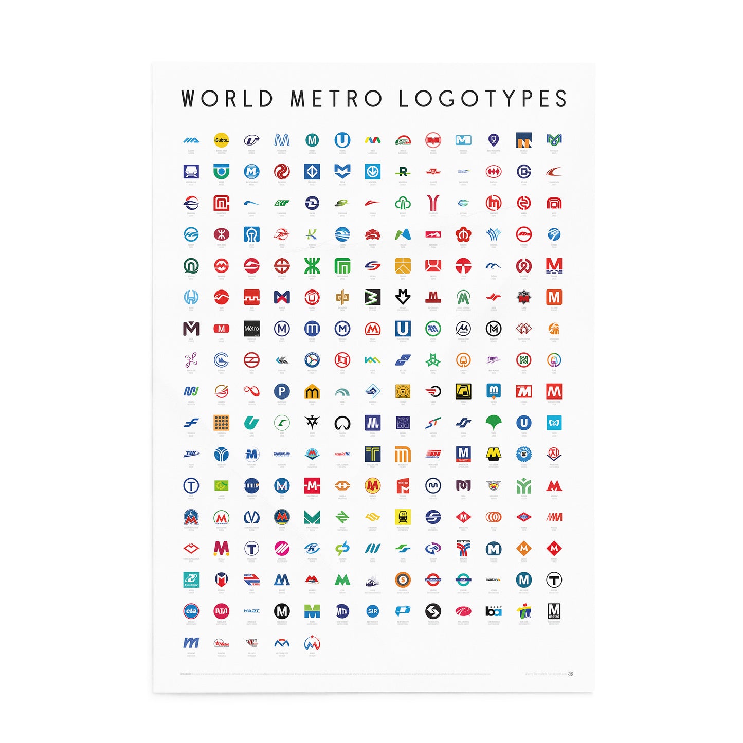 World Metro Logotypes
